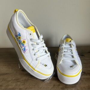 Adidas Nizza Bee-Lieve in Flowers Women's Platform Shoe Size 6 #777